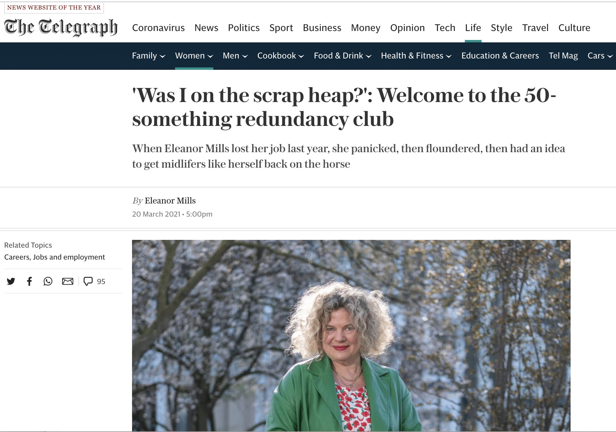 Eleanor Mills talks about the Noon launch in The Telegraph
