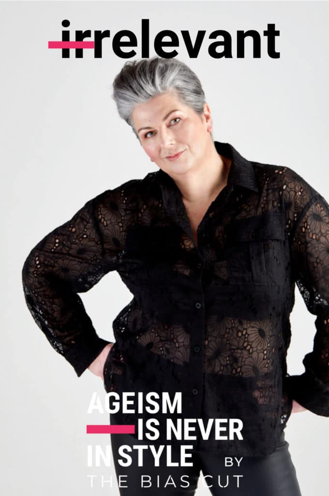 Strike Out Ageism campaign The Bias Cut with word relevant