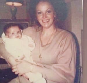 Tracey Woodward's mother with son Neil