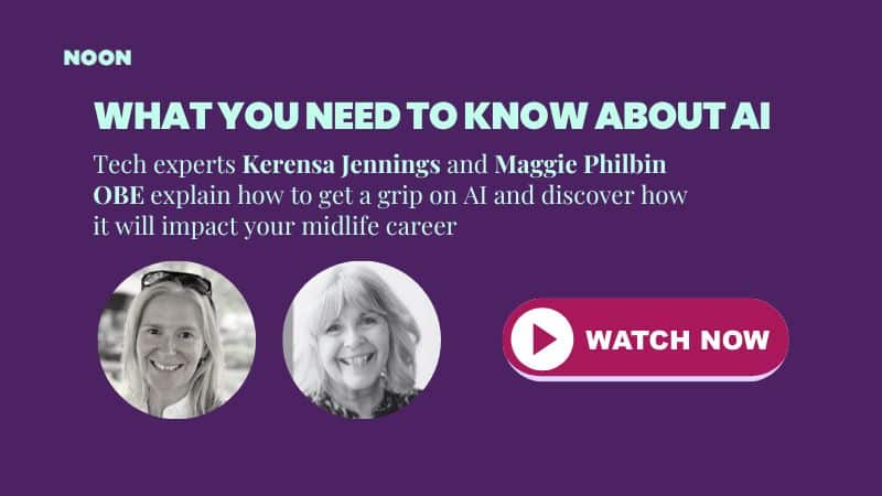 Understanding AI webinar for midlife women