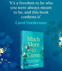 Much More to Come book cover with Carol Vorderman endorsement