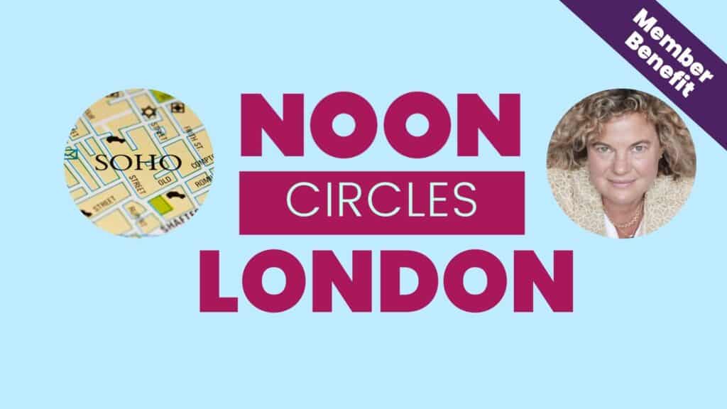 NOON Circles London feature image with banner