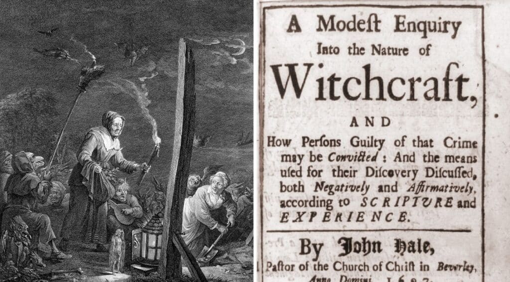 historical images of witchcraft to highlight women supporting each other