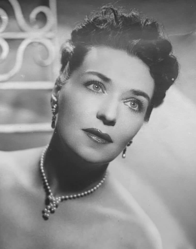 Judi Bevan's mother and her inspiration