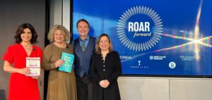 Eleanor Mills, NOON founder, with Tamsen Fadal, Michael Clinton and Dr Susan Loeb-Zeitlin