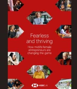 HSBC Midlife Female Entrepreneurs Report cover listing image