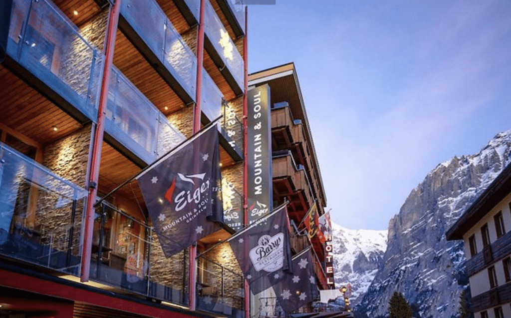 Eiger Mountain ski resort exterior Grindelwald