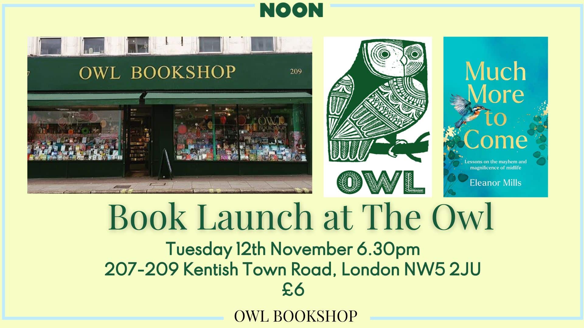 Owl Bookshop Event with Eleanor Mills