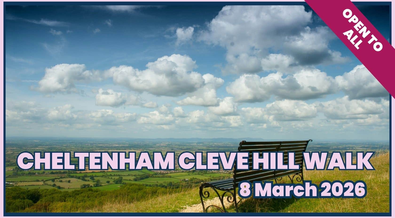 Cheltenham Cleve Hill Walk 8 March 2026