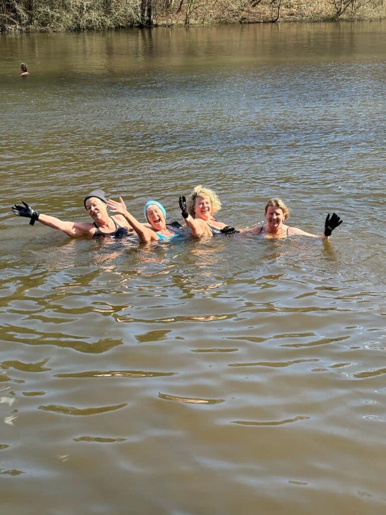 Eleanor swimming with midlife women
