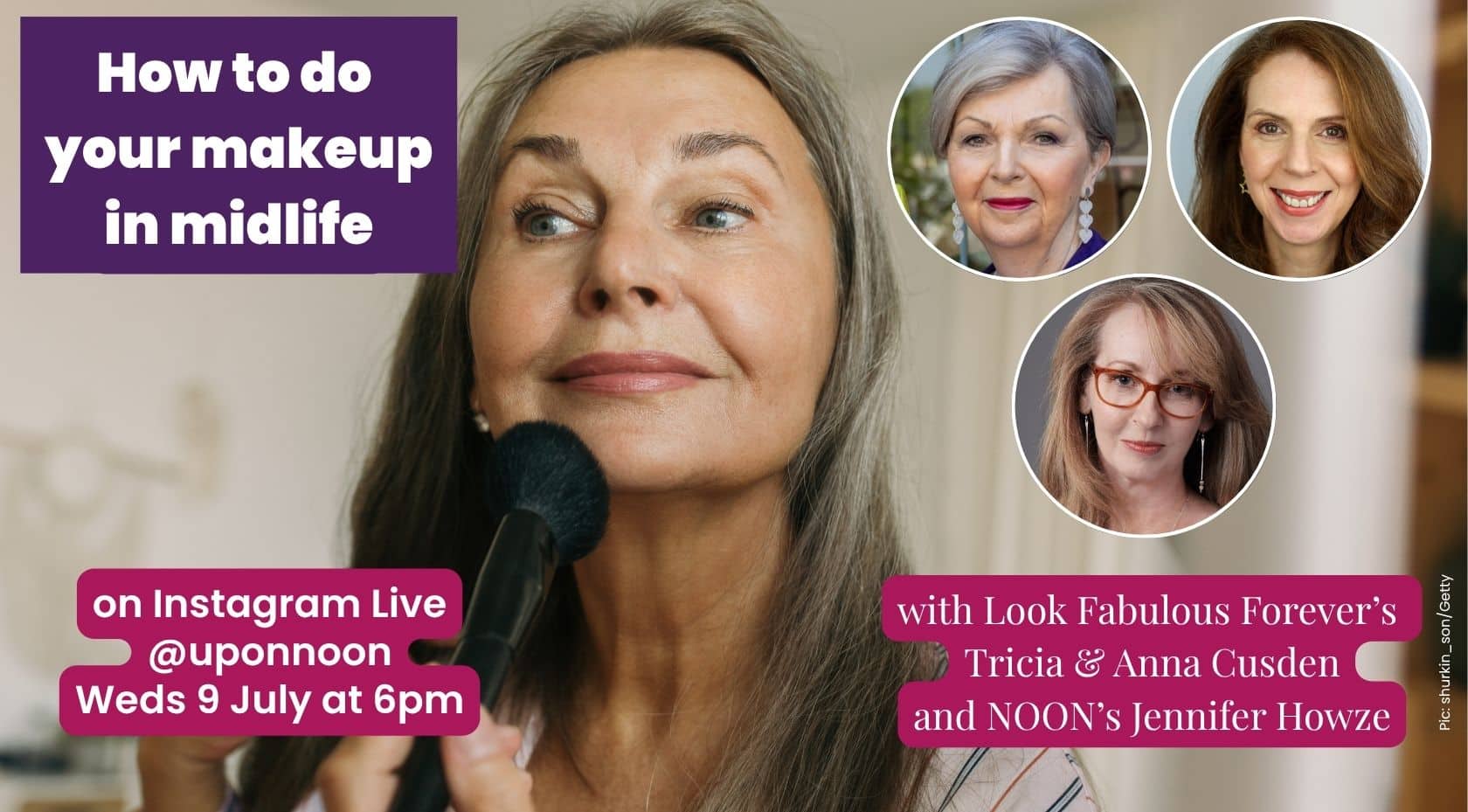 How to do your makeup in midlife with Look Fabulous Forever