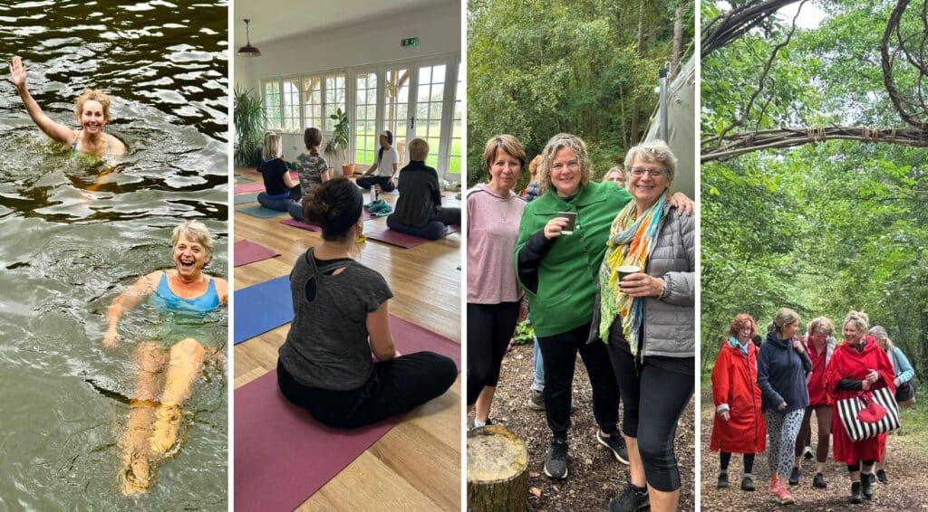 NOON Wasing retreat collage